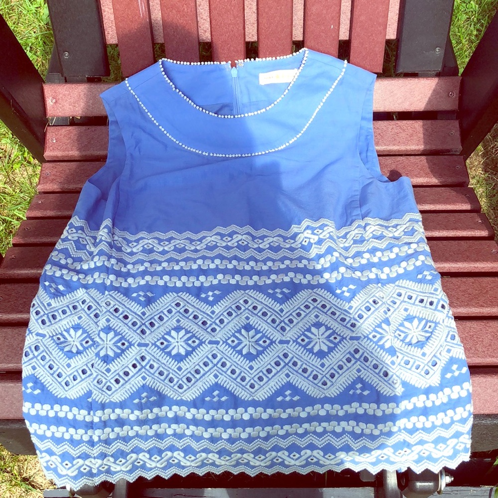 Tory Burch tank top Embroidered Gorgeoue